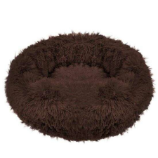 Springos Puha kutya/macska ágy, barna, 100 cm szállítóbox, fekhely macskáknak