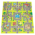 Springos Smart City puzzle szőnyeg gyerekeknek, 90,5x90,5 cm, többszínű