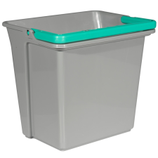 SPRINTUS vödör 5 literes, szürke, fogantyú zöld Matrix (304015) takarító és háztartási eszköz