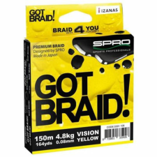 Spro GOT BRAID! YELLOW 0.13MM 150M horgászzsinór