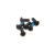 Spyral féktárcsa csavar darabra, 1 db, T25, M5 x 10 mm, fekete