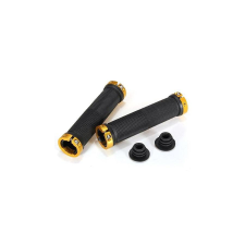 Spyral OEM bilincses markolat, 130 mm, fekete, arany színű bilinccsel kerékpár kormány
