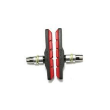 Spyral System menetes fékpofa, 72 mm-es, fekete-piros kerékpár fék