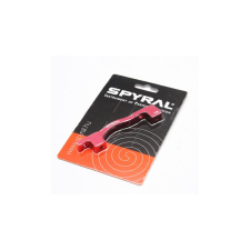Spyral tárcsafék adapter, első vagy hátsó, PM-PM203, alumínium, piros kerékpár fék