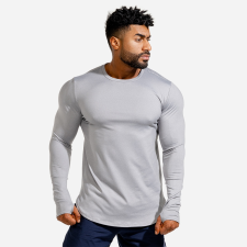 Squat Wolf Statement Muscle Grey hosszúujjú póló - Squat Wolf XXL férfi póló