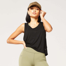 SQUATWOLF Code Mesh Back Crop Tank Black női edzőruha