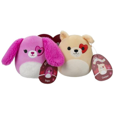 SQUISHMALLOWS 1+1 Sager, a rózsaszín kutyus + Cooper, a világos kutyus plüssfigura