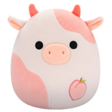  Squishmallows 20 cm - Lilaz a barackos tehén bébiplüss