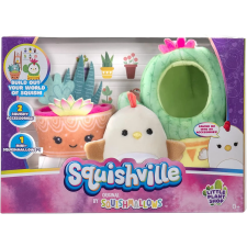 SQUISHMALLOWS Squishville mini plüss játékkészlet - Little Plant Shop készlet plüssfigura