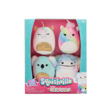 SQUISHMALLOWS Squishville mini plüssök 4 db - Pep Squad plüssfigura