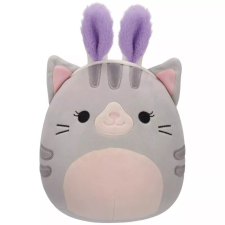SQUISHMALLOWS Tally szürke cica plüss figura nyuszifülekkel - 20 cm (SQER00827) plüssfigura