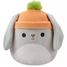 SQUISHMALLOWS Valentina szürke nyuszi plüss figura répasapkában - 13 cm plüssfigura