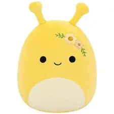 SQUISHMALLOWS Zarina, a sárga csiga plüssfigura