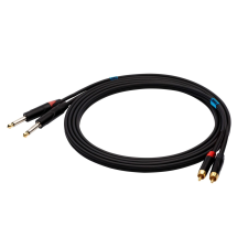 SSQ SS-1429 2x RCA apa - 2x 6.3mm Mono Jack apa Kábel (3m) kábel és adapter