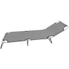 ST Leisure Equipment Napozóágy PANAMA, szürke, 188 x 55 x 27 cm