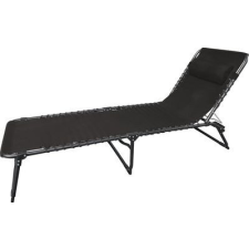 ST Leisure Equipment Napozóágy VERACRUZ, fekete, állítható, 190x58x28 cm kerti bútor
