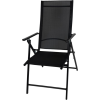 ST Leisure Equipment Szék MININI, fekete, kerti, állítható, 56x71x106 cm