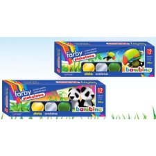 St. Majewski Bambino: Vízfesték 12 színnel (5903235001581) kréta, festék és papír