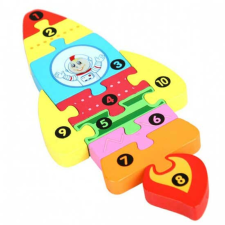 ST Montessori 3D fa kirakós, puzzle űrhajó puzzle, kirakós