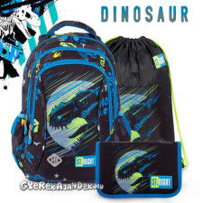  St. Right dínós iskolatáska, hátizsák 39 cm SZETT - T-REX Dinosaur iskolatáska