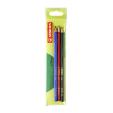 STABILO 3db-os piros,kék,zöld színű színes ceruza színes ceruza