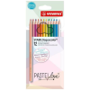 STABILO Akvarell ceruza készlet, STABILO Aquacolor Pastellove, 12 különböző szín (TST16127)