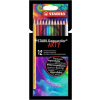 STABILO Akvarell ceruza készlet, STABILO "Aquacolor ARTY", 12 különböző szín