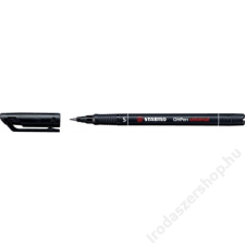 STABILO Alkoholos marker, 0, 4 mm, STABILO OHPen S, fekete (TST84146) filctoll, marker