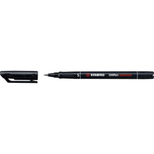 STABILO Alkoholos marker 0,4mm, STABILO OHPen S fekete filctoll, marker
