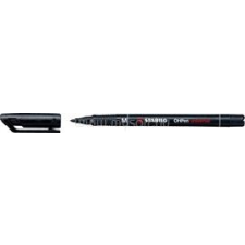 STABILO Alkoholos marker, 1 mm, "OHPen M", fekete (STABILO_843/46) filctoll, marker
