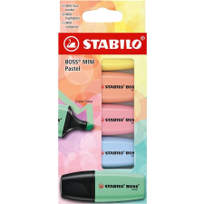 STABILO BOSS MINI Pastel - 5 szín filctoll, marker