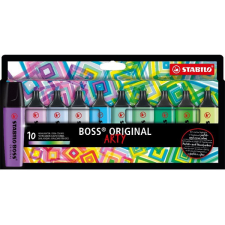STABILO BOSS ORIGINAL ARTY hideg színek 10 db/csomag szövegkielemő készlet filctoll, marker