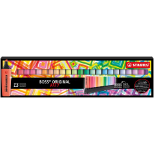 STABILO BOSS ORIGINAL szövegkiemelő 23 dB Vésőhegyű Többszínű (7023-01-5-20) filctoll, marker