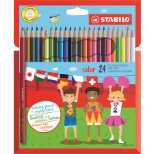 STABILO Color Hatszögletű színes ceruza készlet 24 szín színes ceruza