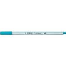 STABILO Ecsetirón, STABILO "Pen 68 brush", babakék filctoll, marker