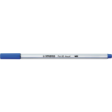 STABILO Ecsetirón, STABILO "Pen 68 brush", tengerkék filctoll, marker