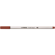 STABILO Ecsetirón, STABILO "Pen 68 brush", vörösesbarna filctoll, marker