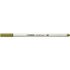 STABILO Ecsetirón, stabilo &quot;pen 68 brush&quot;, sárzöld filctoll, marker