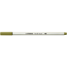 STABILO Ecsetirón, STABILO &quot;Pen 68 brush&quot;, sárzöld filctoll, marker