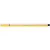 STABILO Filctoll, 1 mm, STABILO "Pen 68", világossárga