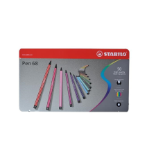 STABILO Filctoll stabilo pen 68 50db-os készlet fém dobozban 6850-6 filctoll, marker