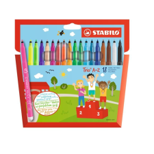 STABILO Filctoll STABILO Trio A-Z 18db-os készlet filctoll, marker