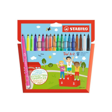 STABILO Filctoll STABILO Trio A-Z 18db-os készlet filctoll, marker