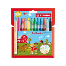 STABILO Filctoll STABILO Trio Jumbo 12db-os készlet filctoll, marker