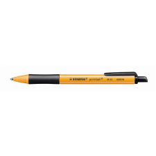 STABILO Golyóstoll, 0,5 mm, nyomógombos, stabilo "pointball", fekete 6030/46 toll