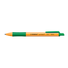 STABILO Golyóstoll nyomógombos 0,5mm, Stabilo pointball 6030/36, írásszín zöld toll