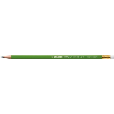 STABILO Grafitceruza radírral, HB, hatszögeltű, STABILO "Greengraph" ceruza