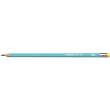 STABILO Grafitceruza radírral, HB, hatszögletű, STABILO "Pencil 160", kék ceruza