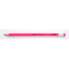 STABILO Grafitceruza radírral, hb, hatszögletű, stabilo &quot;swano neon&quot;, rózsaszín 4907/hb-56 ceruza
