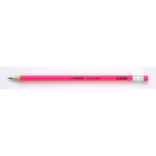 STABILO Grafitceruza radírral, HB, hatszögletű, STABILO "Swano Neon", rózsaszín ceruza